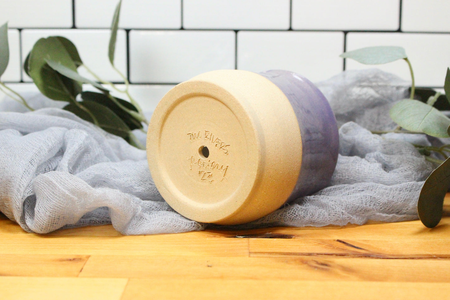 The Purple Tulip Planter