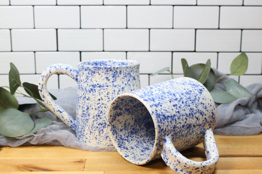 The Blue Splatterware Mug
