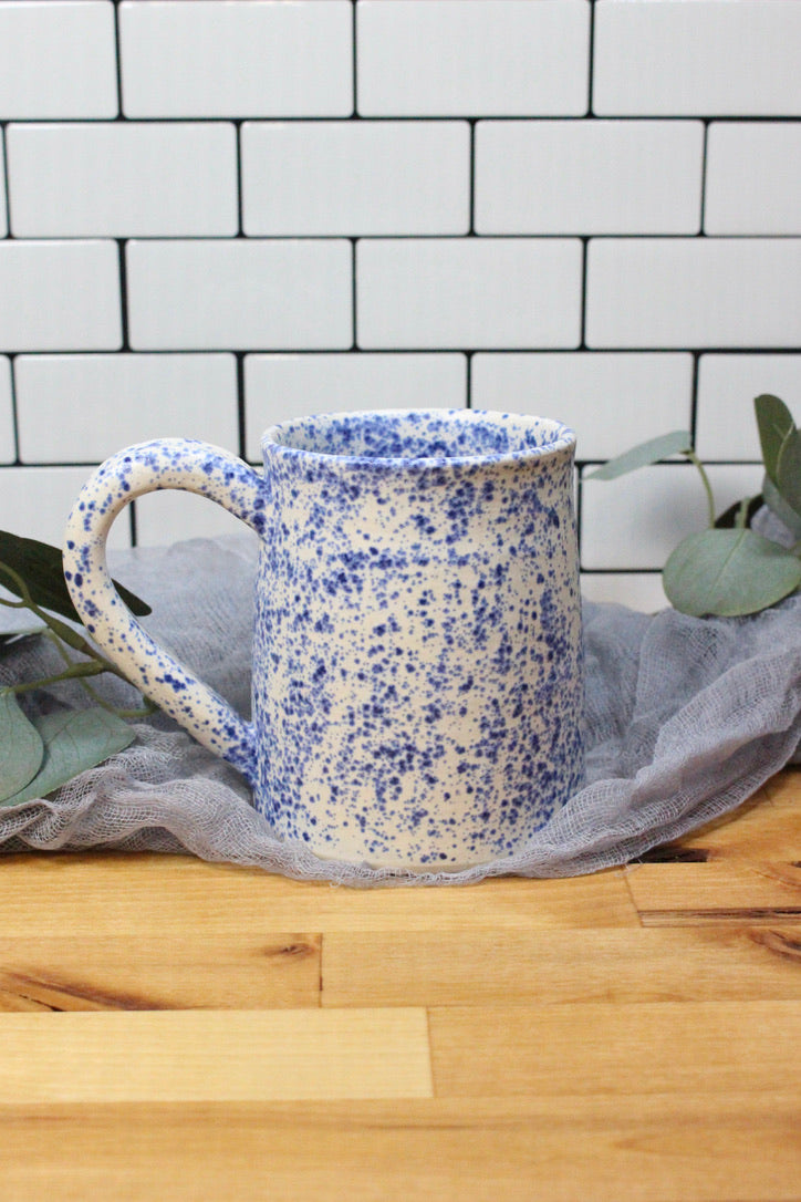 The Blue Splatterware Mug